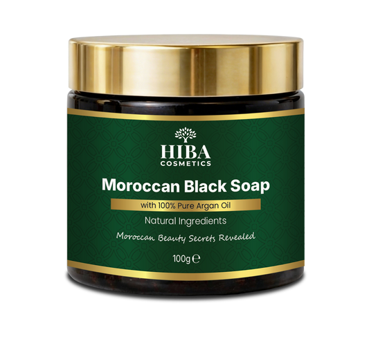 Moroccan Black Soap with 100% Pure Argan Oil